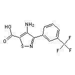 4-amino-3-[3-(trifluoromethyl)phenyl]-1,2-thiazole-5-carboxylic acid