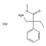 methyl 2-(aminomethyl)-2-phenylbutanoate hydrochloride