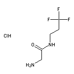 2-amino-N-(3,3,3-trifluoropropyl)acetamide hydrochloride