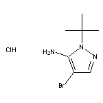 4-bromo-1-tert-butyl-1H-pyrazol-5-amine hydrochloride