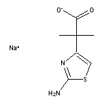 sodium 2-(2-amino-1,3-thiazol-4-yl)-2-methylpropanoate