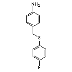 4-{[(4-fluorophenyl)sulfanyl]methyl}aniline