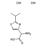 2-amino-2-[2-(propan-2-yl)-1,3-thiazol-4-yl]acetic acid dihydrochloride