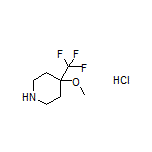 4-Methoxy-4-(trifluoromethyl)piperidine Hydrochloride