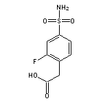 2-(2-fluoro-4-sulfamoylphenyl)acetic acid