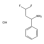 3,3-difluoro-1-phenylpropan-1-amine hydrochloride