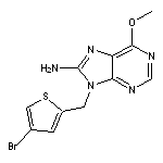 9-[(4-bromothiophen-2-yl)methyl]-6-methoxy-9H-purin-8-amine