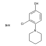 3-chloro-4-(piperidin-1-yl)phenol hydrobromide