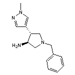 rac-(3R,4S)-1-benzyl-4-(1-methyl-1H-pyrazol-4-yl)pyrrolidin-3-amine