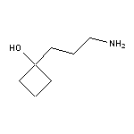 1-(3-aminopropyl)cyclobutan-1-ol