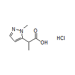 2-(1-Methyl-5-pyrazolyl)propanoic Acid Hydrochloride