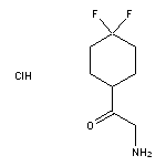 2-amino-1-(4,4-difluorocyclohexyl)ethan-1-one hydrochloride