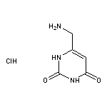 6-(aminomethyl)-1,2,3,4-tetrahydropyrimidine-2,4-dione hydrochloride