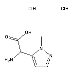 2-amino-2-(1-methyl-1H-pyrazol-5-yl)acetic acid dihydrochloride