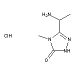 3-(1-aminoethyl)-4-methyl-4,5-dihydro-1H-1,2,4-triazol-5-one hydrochloride