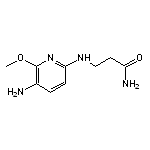 3-[(5-amino-6-methoxypyridin-2-yl)amino]propanamide