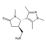 rac-(4R,5S)-4-(aminomethyl)-1-methyl-5-(trimethyl-1H-pyrazol-4-yl)pyrrolidin-2-one