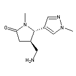 rac-(4R,5S)-4-(aminomethyl)-1-methyl-5-(1-methyl-1H-pyrazol-4-yl)pyrrolidin-2-one