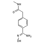 2-[4-(N’-hydroxycarbamimidoyl)phenyl]-N-methylacetamide