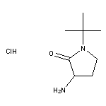 3-amino-1-tert-butylpyrrolidin-2-one hydrochloride