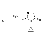 3-(Aminomethyl)-4-cyclopropyl-1H-1,2,4-triazol-5(4H)-one Hydrochloride