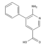 6-amino-5-phenylpyridine-3-carboxylic acid