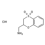 2-(aminomethyl)-2,3-dihydro-1,4$l^{6}-benzoxathiine-4,4-dione hydrochloride