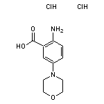 2-amino-5-(morpholin-4-yl)benzoic acid dihydrochloride