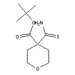 tert-butyl 4-carbamothioyloxane-4-carboxylate