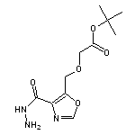 tert-butyl 2-{[4-(hydrazinecarbonyl)-1,3-oxazol-5-yl]methoxy}acetate