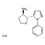 rac-(2R,3R)-2-(1-phenyl-1H-pyrazol-5-yl)oxolan-3-amine hydrochloride