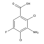 3-Amino-2,4-dichloro-5-fluoro-benzoic acid