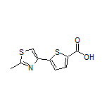 5-(2-Methyl-4-thiazolyl)thiophene-2-carboxylic Acid