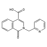 1-oxo-2-(pyridin-2-ylmethyl)-1,2-dihydroisoquinoline-4-carboxylic acid