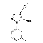 5-amino-1-(3-methylphenyl)-1H-pyrazole-4-carbonitrile