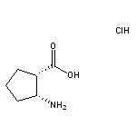 (1S,2R)-(+)-2-Amino-1-cyclopentanecarboxylic acid hydrochloride, 98%