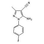 5-Amino-4-cyano-1-(4-fluorophenyl)-3-methylpyrazole