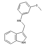 N-(1H-indol-3-ylmethyl)-3-(methylsulfanyl)aniline