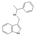 (1H-indol-3-ylmethyl)(1-phenylethyl)amine