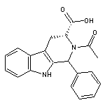 (3R)-2-acetyl-1-phenyl-1H,2H,3H,4H,9H-pyrido[3,4-b]indole-3-carboxylic acid