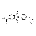 2-[4-[(1H-1,2,4-Triazol-1-yl)methyl]phenyl]-1,3-dioxoisoindoline-5-carboxylic Acid