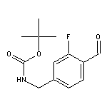 tert-butyl N-[(3-fluoro-4-formylphenyl)methyl]carbamate