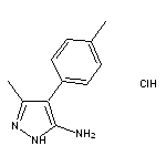 3-methyl-4-(4-methylphenyl)-1H-pyrazol-5-amine hydrochloride