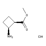 methyl cis-2-aminocyclobutane-1-carboxylate hydrochloride