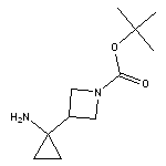 tert-butyl 3-(1-aminocyclopropyl)azetidine-1-carboxylate