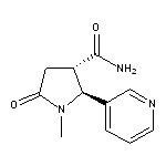 rac-(2S,3S)-1-methyl-5-oxo-2-(pyridin-3-yl)pyrrolidine-3-carboxamide