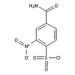 4-carbamoyl-2-nitrobenzene-1-sulfonyl chloride