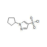 1-cyclopentyl-1H-pyrazole-4-sulfonyl chloride