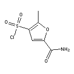 5-carbamoyl-2-methylfuran-3-sulfonyl chloride