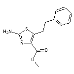 methyl 2-amino-5-(2-phenylethyl)-1,3-thiazole-4-carboxylate